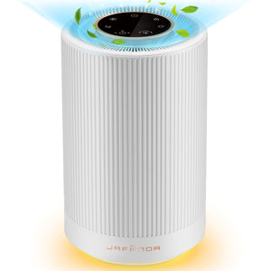 Jafanda Air Purifier for Home Bedroom Up to 450 sq ft, with H13 HEPA Air Filter, 22dB Quiet Sleep Mode, Air Cleaner Eliminates Allergens, Smoke, Dust, Mold, Pet Dander, Pollen - Night Light - Jafanda