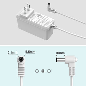 Air Purifier Power Adapter Charger Suitable for Jafända JF180/JF260 Replacement Charger 24V 1.5A(Size : White US/CA) - Jafanda